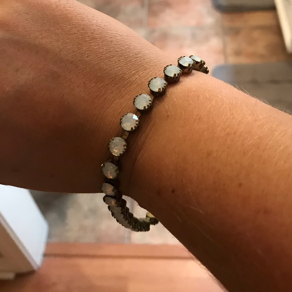 Synthetic opal bracelet